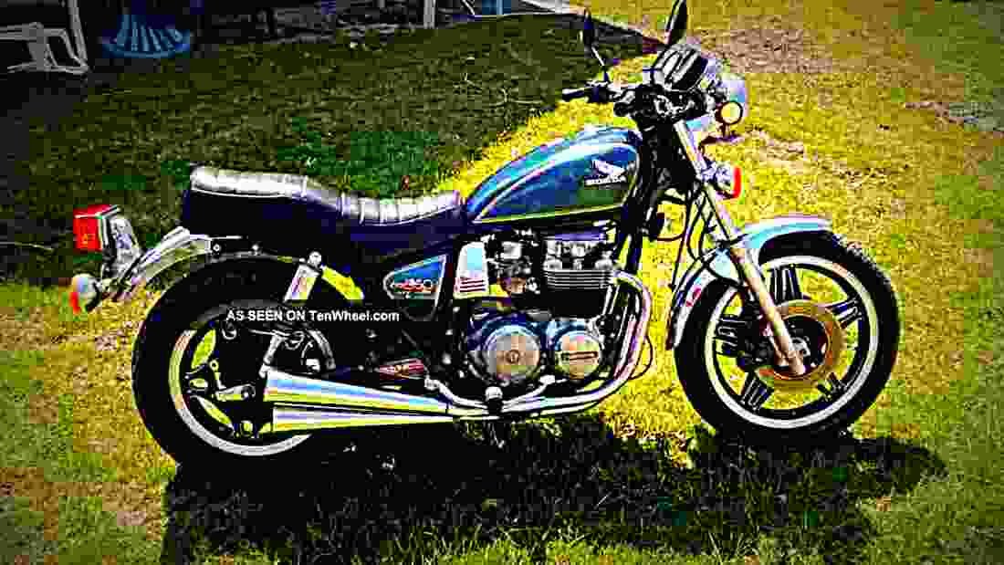 Honda CB 650 1981 5 motorbike A4 Photo Print
