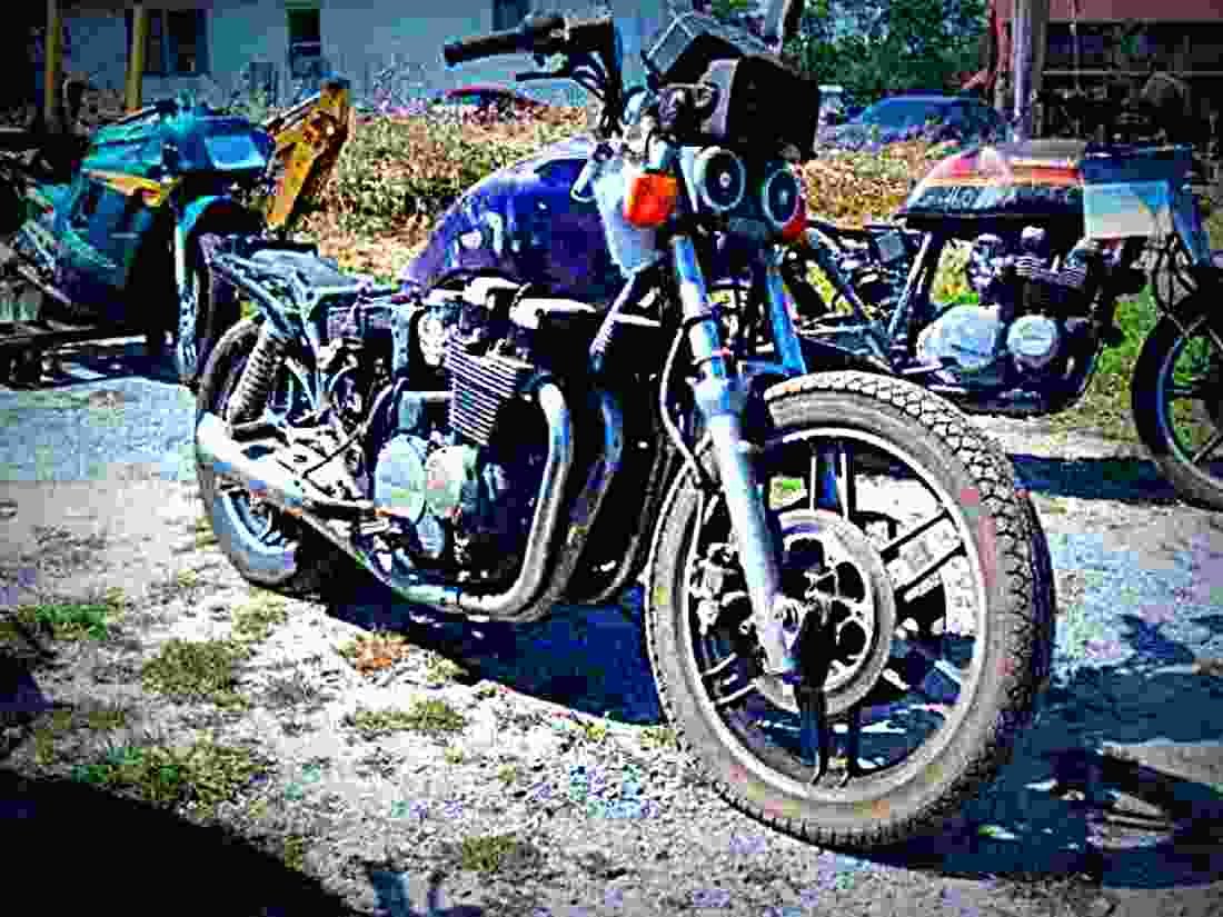 Honda CB 650 (reduced effect) 1980 3 motorbike A4 Photo Print