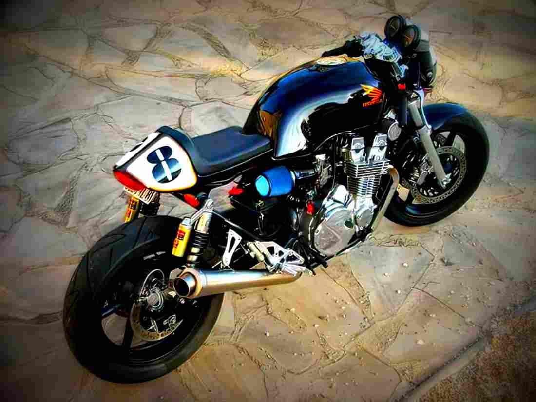 Honda CB 750 1993 2 motorbike A4 Photo Print