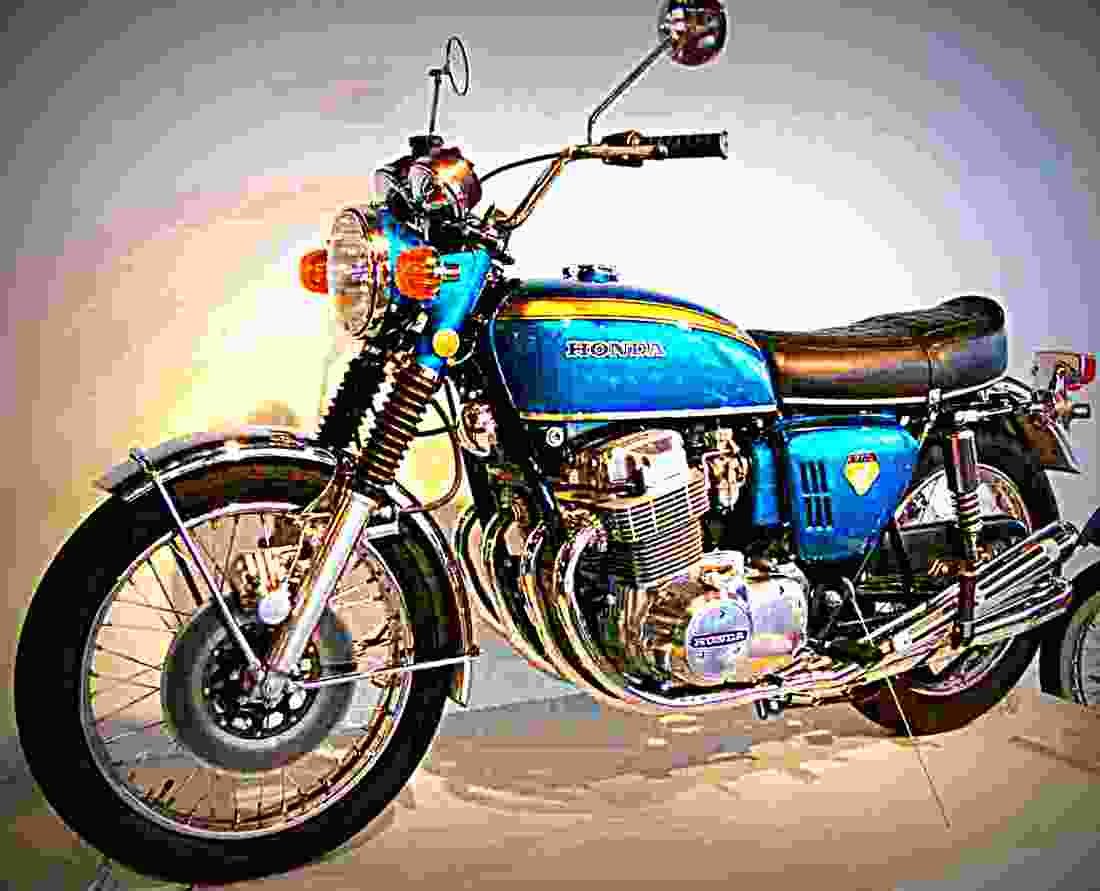 Honda CB 750 F 1972 1 motorbike A4 Photo Print