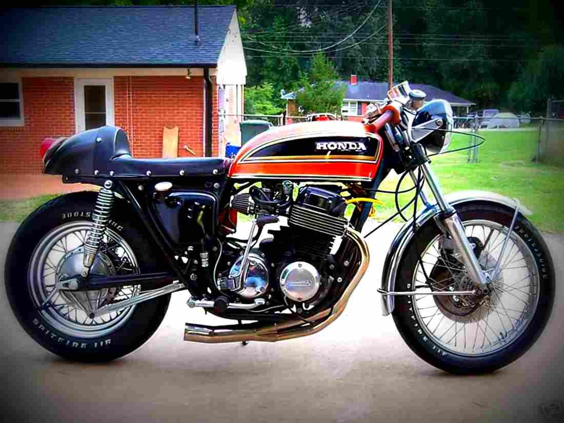 Honda CB 750 F 1973 6 motorbike A4 Photo Print