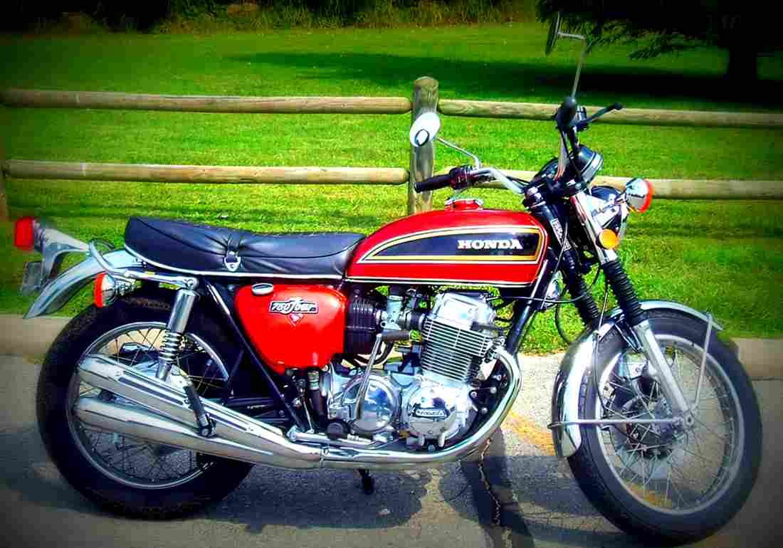 Honda CB 750 F 1981 4 motorbike A4 Photo Print