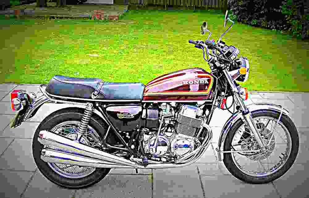 Honda CB 750 F 2 1977 5 motorbike A4 Photo Print