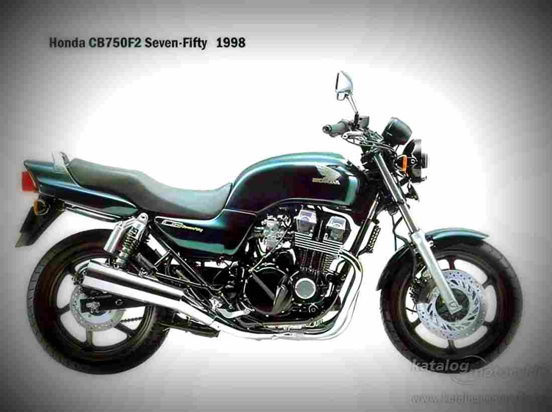 Honda CB 750 F2 Seven Fifty 2000 5 motorbike A4 Photo Print