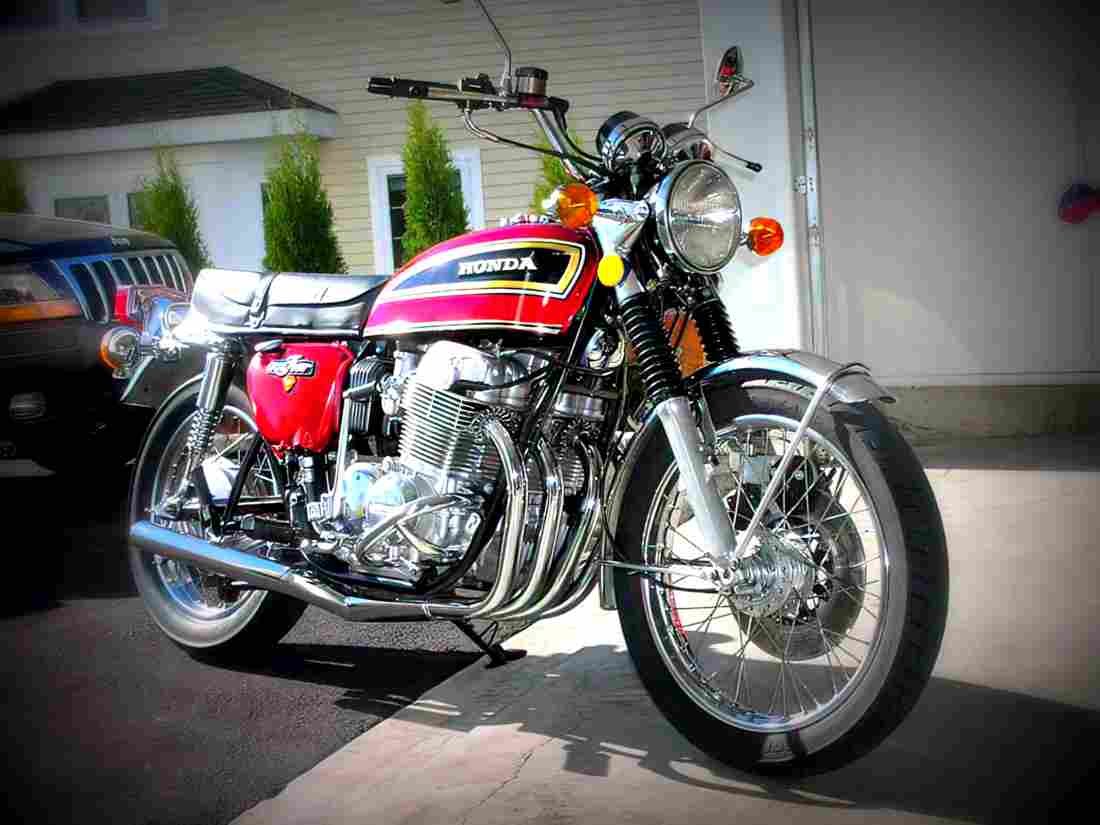 Honda CB 750 K 1977 6 motorbike A4 Photo Print