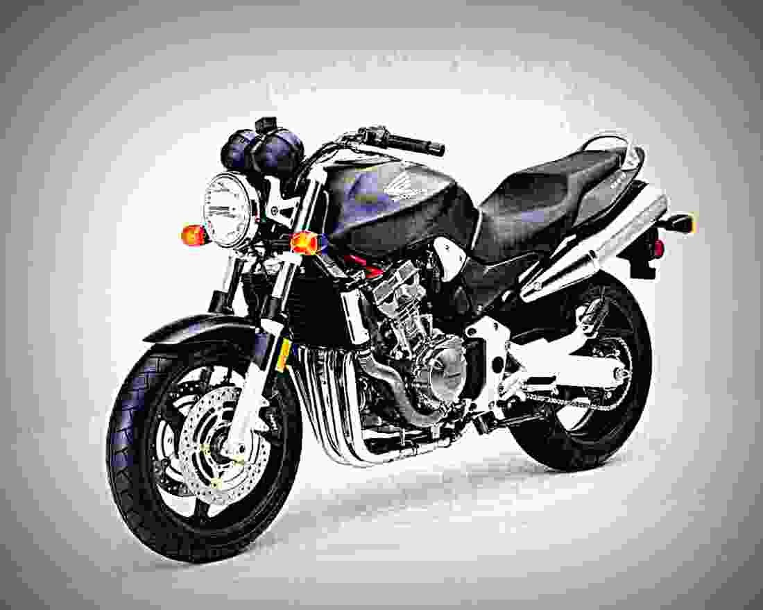 Honda CB 750 Nighthawk 2002 2 motorbike A4 Photo Print