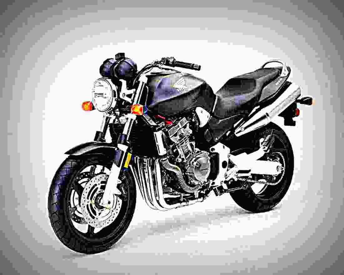 Honda CB 900 F Hornet 2003 6 motorbike A4 Photo Print