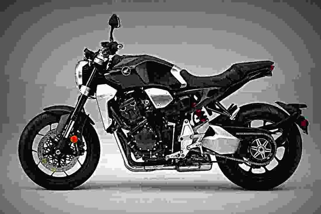 Honda CB1000R 2018 4 motorbike A4 Photo Print