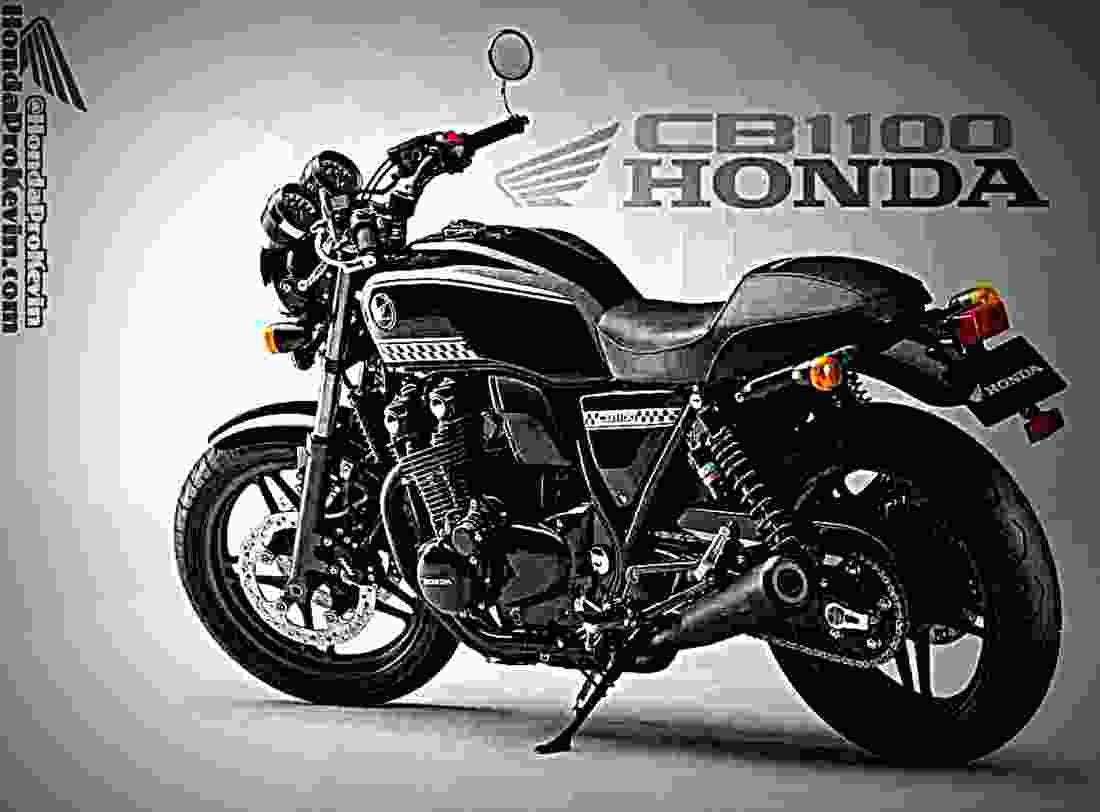 Honda CB1100 DLX 2017 2 motorbike A4 Photo Print