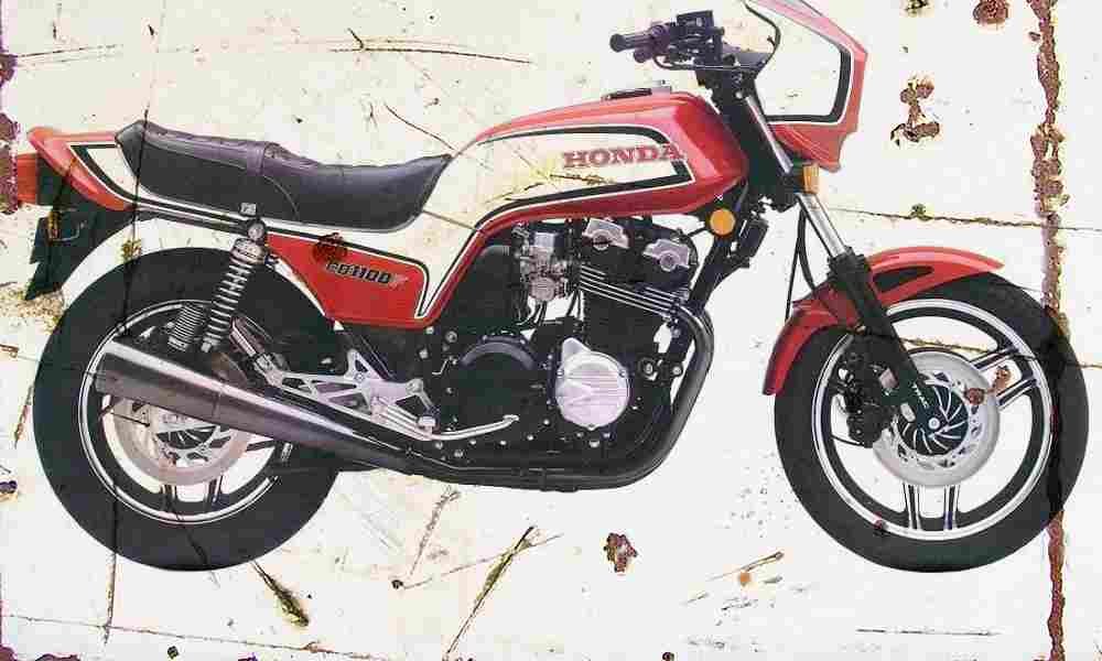 Honda CB1100F 1983 Aged Vintage A4 Photo Print
