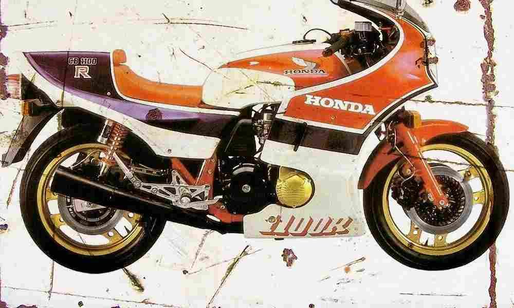 Honda CB1100R 1983 Aged Vintage A4 Photo Print