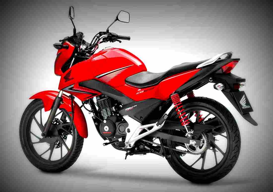 Honda CB125F 2017 2 motorbike A4 Photo Print