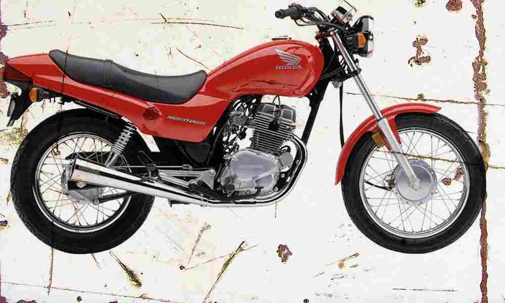 Honda CB250 Nighthawk 2003 Aged Vintage A4 Photo Print