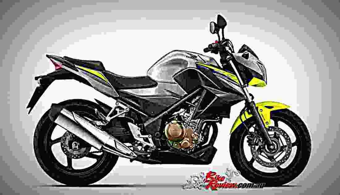 Honda CB300F ABS 2017 1 motorbike A4 Photo Print