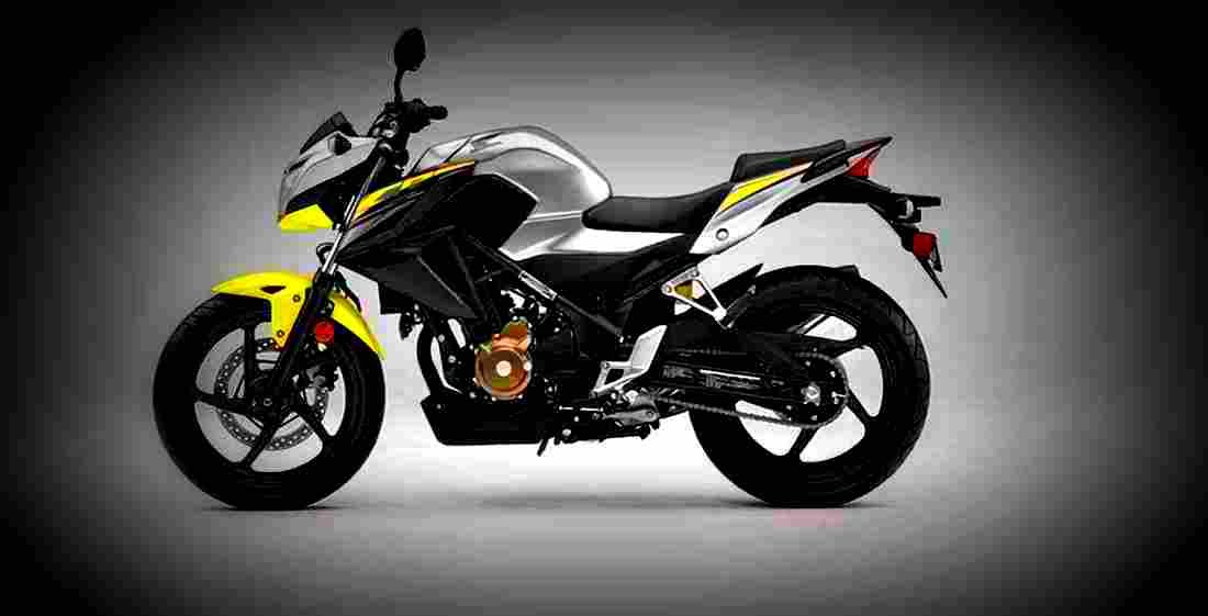 Honda CB300F ABS 2017 3 motorbike A4 Photo Print