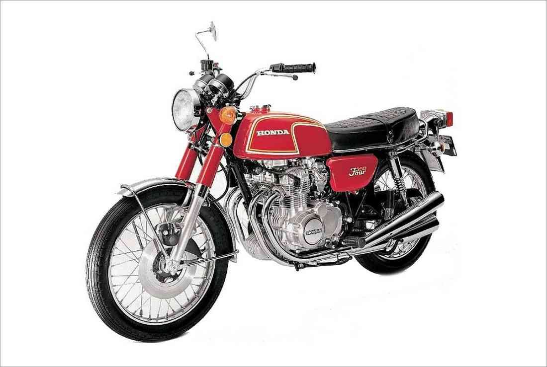 Honda CB350F 73 A4 Photo Print