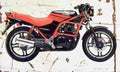 Honda CB450S 1987 Aged Vintage A4 Photo Print