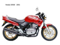 Honda CB500 2001 motorbike A4 Photo Print