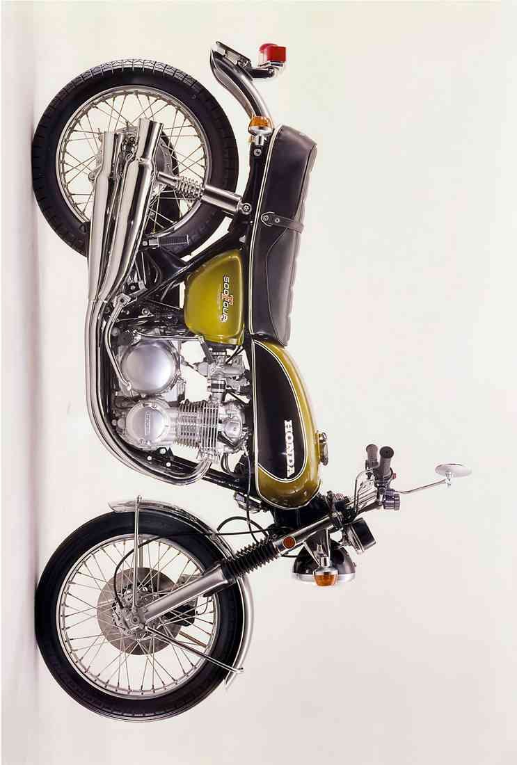 Honda CB500 Four 1971 Aged Vintage Retro A4 Photo Print