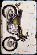 Honda CB500 Four 1971 Aged Vintage Retro Aged A4 Photo Print