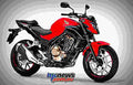 Honda CB500F 2017 1 motorbike A4 Photo Print