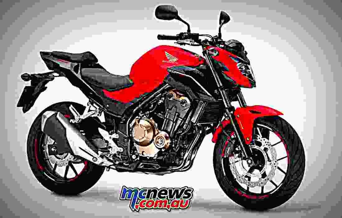 Honda CB500F 2017 1 motorbike A4 Photo Print