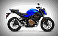 Honda CB500F 2018 2 motorbike A4 Photo Print
