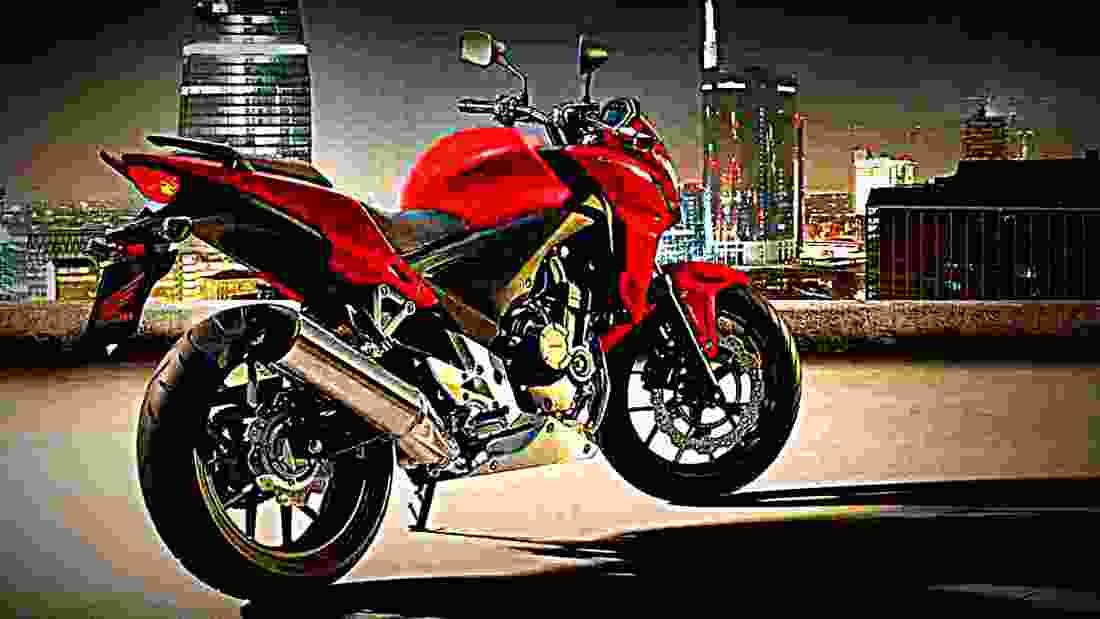 Honda CB500F 2018 4 motorbike A4 Photo Print