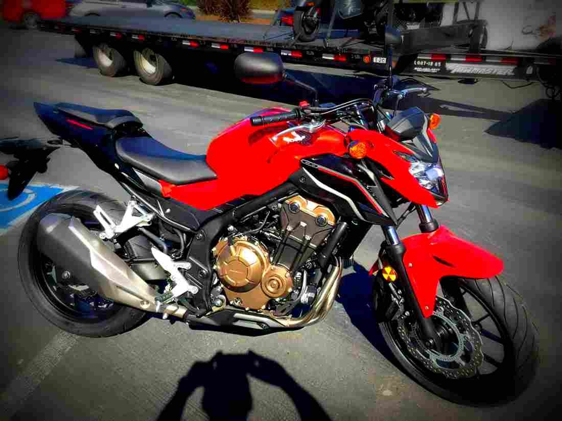 Honda CB500F ABS 2017 2 motorbike A4 Photo Print