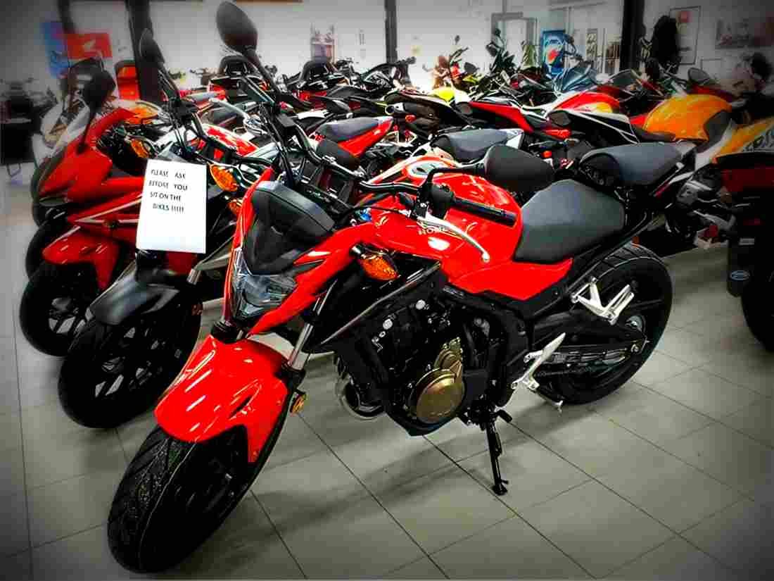 Honda CB500F ABS 2017 4 motorbike A4 Photo Print