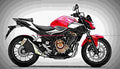 Honda CB500F ABS 2019 3 motorbike A4 Photo Print