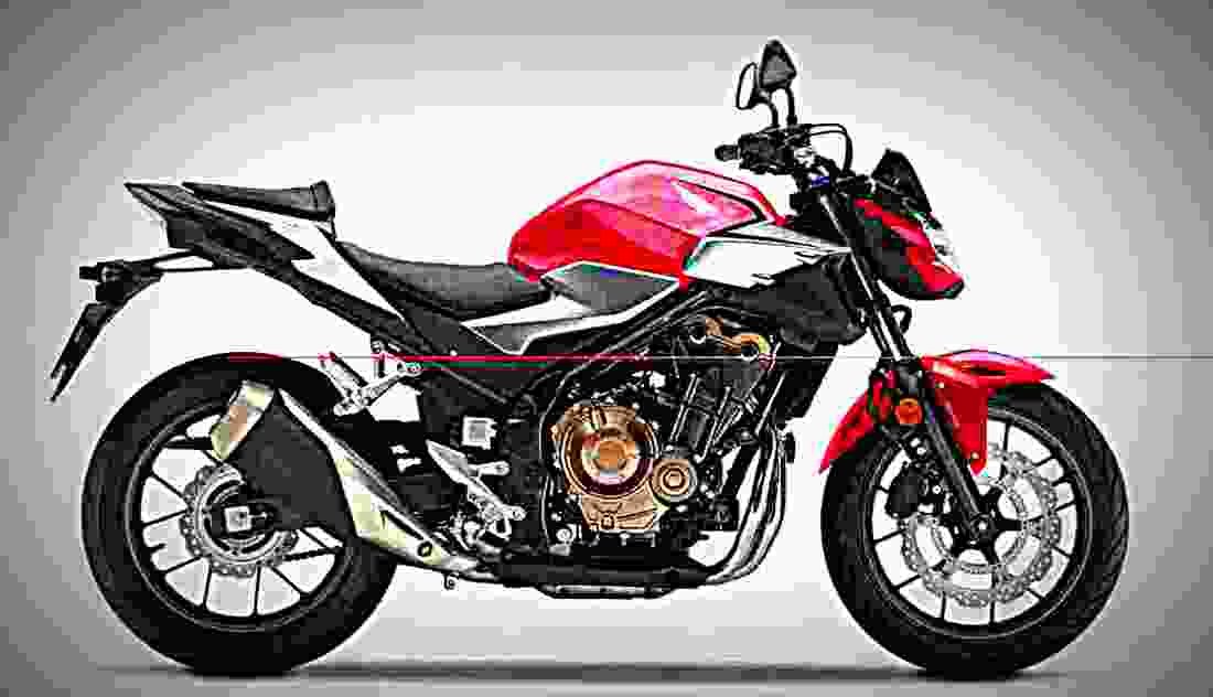 Honda CB500F ABS 2019 3 motorbike A4 Photo Print