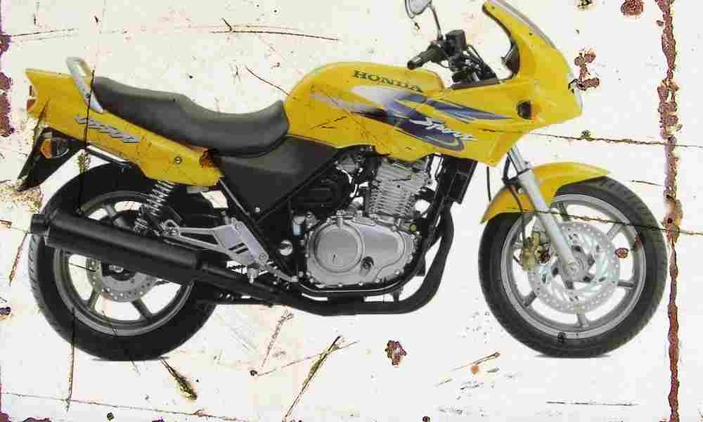 Honda CB500S 1997 Aged Vintage A4 Photo Print