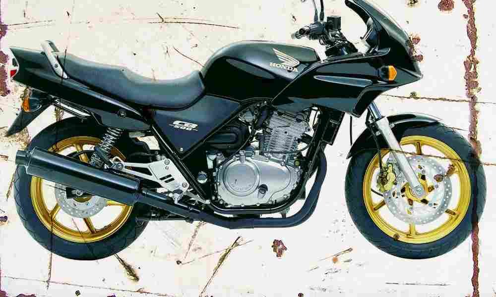Honda CB500S 2001 Aged Vintage A4 Photo Print
