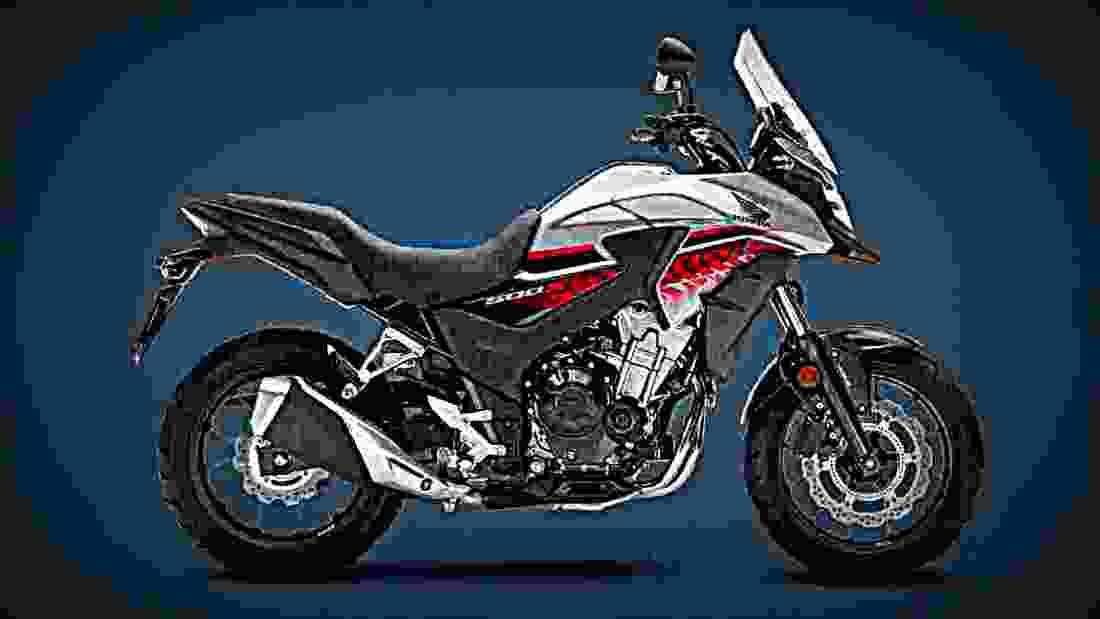 Honda CB500X 2018 1 motorbike A4 Photo Print