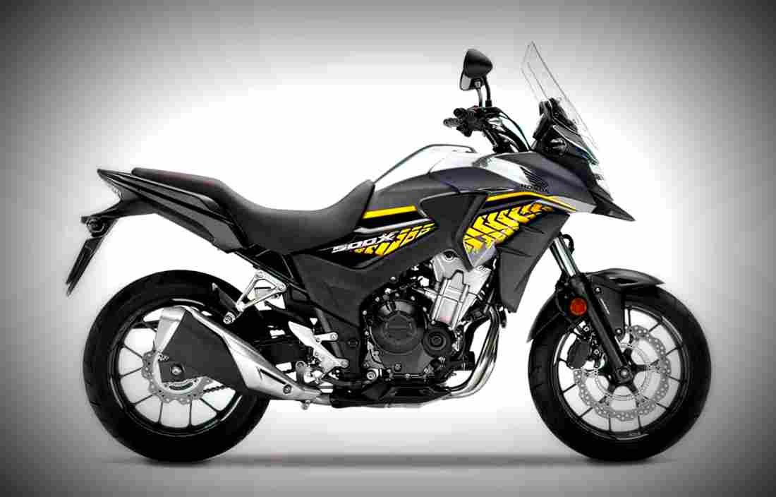 Honda CB500X 2018 2 motorbike A4 Photo Print