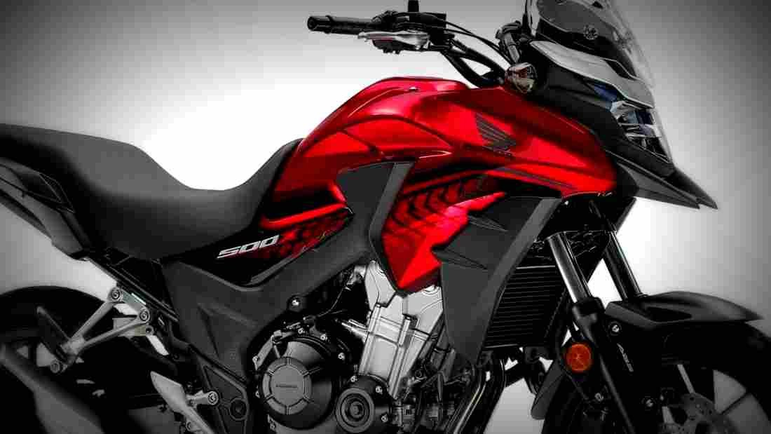 Honda CB500X 2018 4 motorbike A4 Photo Print