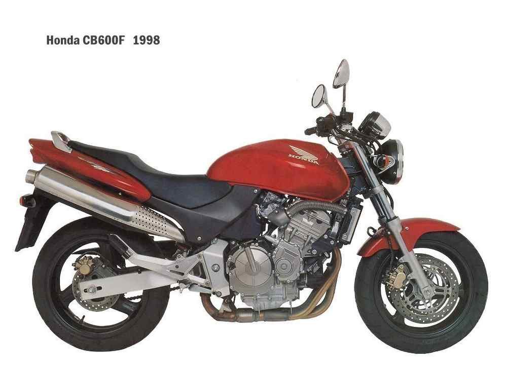 Honda CB600F 1998 motorbike A4 Photo Print