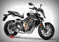 Honda CB650F 2017 1 motorbike A4 Photo Print