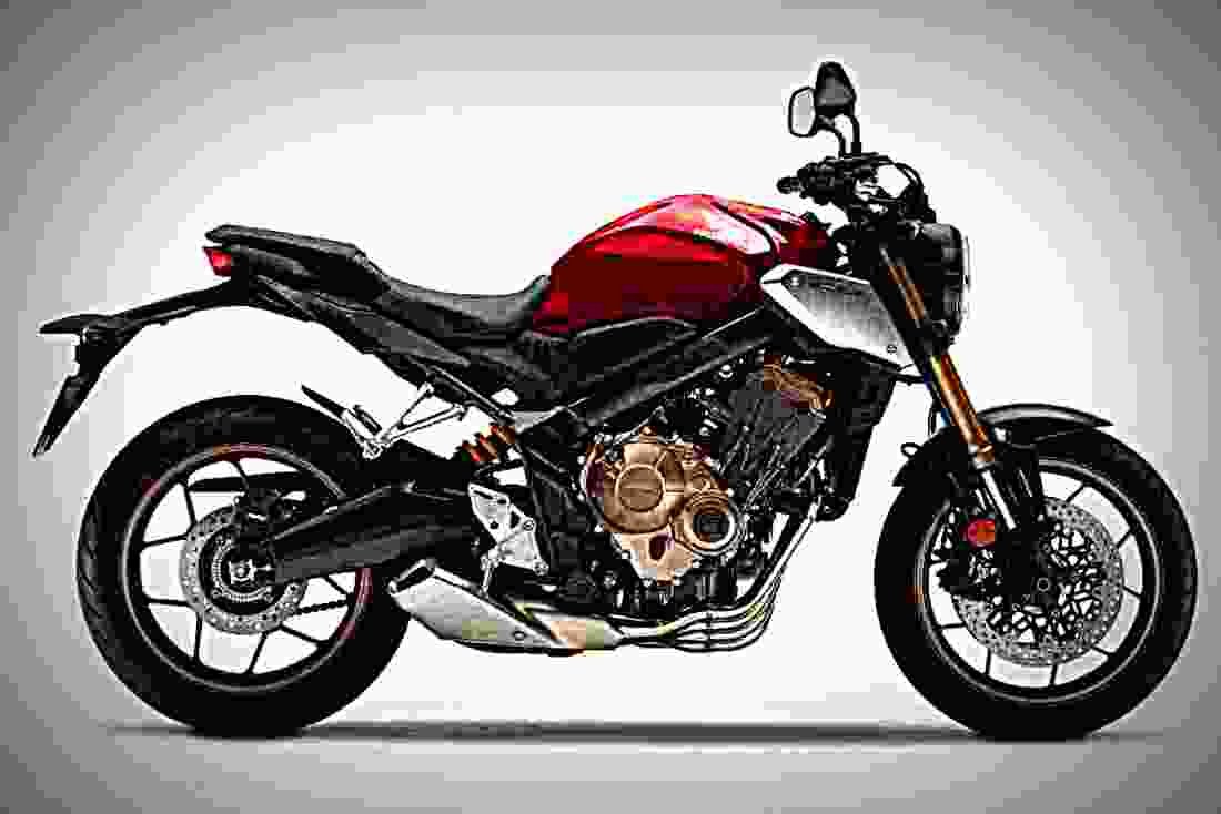 Honda CB650R 2019 1 motorbike A4 Photo Print