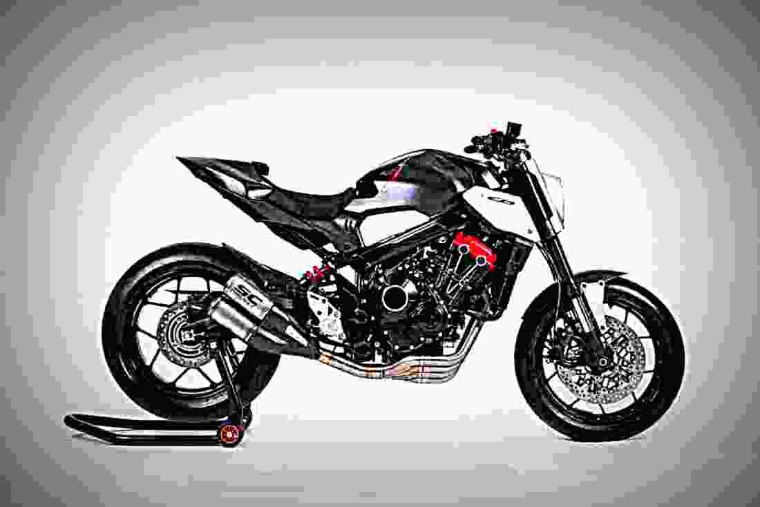 Honda CB650R 2019 2 motorbike A4 Photo Print