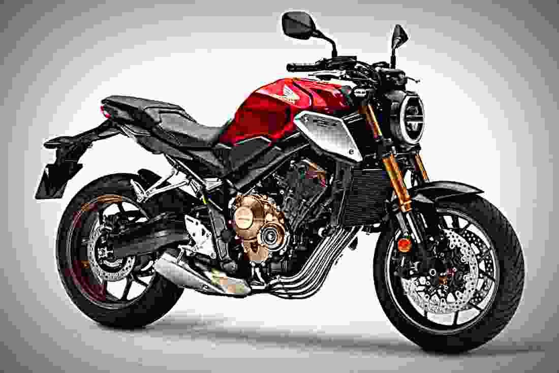 Honda CB650R 2019 4 motorbike A4 Photo Print