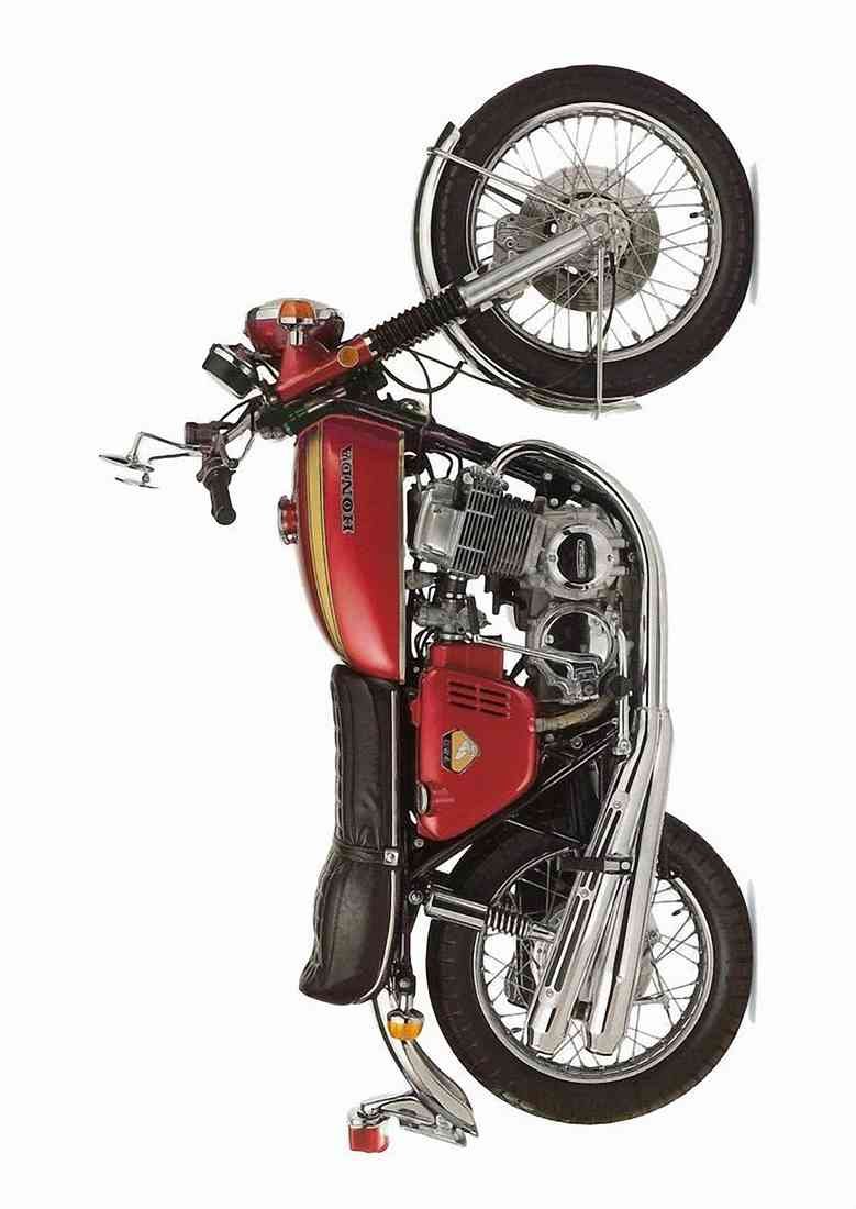 Honda CB750 1969 A4 Photo Print