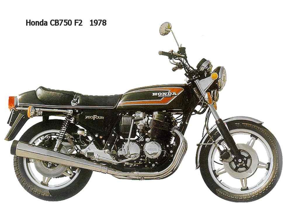 Honda CB750F2 1978 motorbike A4 Photo Print