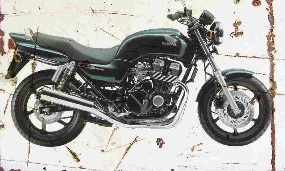 Honda CB750F2 SevenFifty 1998 Aged Vintage A4 Photo Print