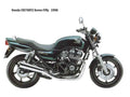 Honda CB750F2 SevenFifty 1998 motorbike A4 Photo Print