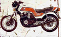 Honda CB900F 1983 Aged Vintage A4 Photo Print