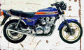Honda CB900F BoldOr 1981 Aged Vintage A4 Photo Print