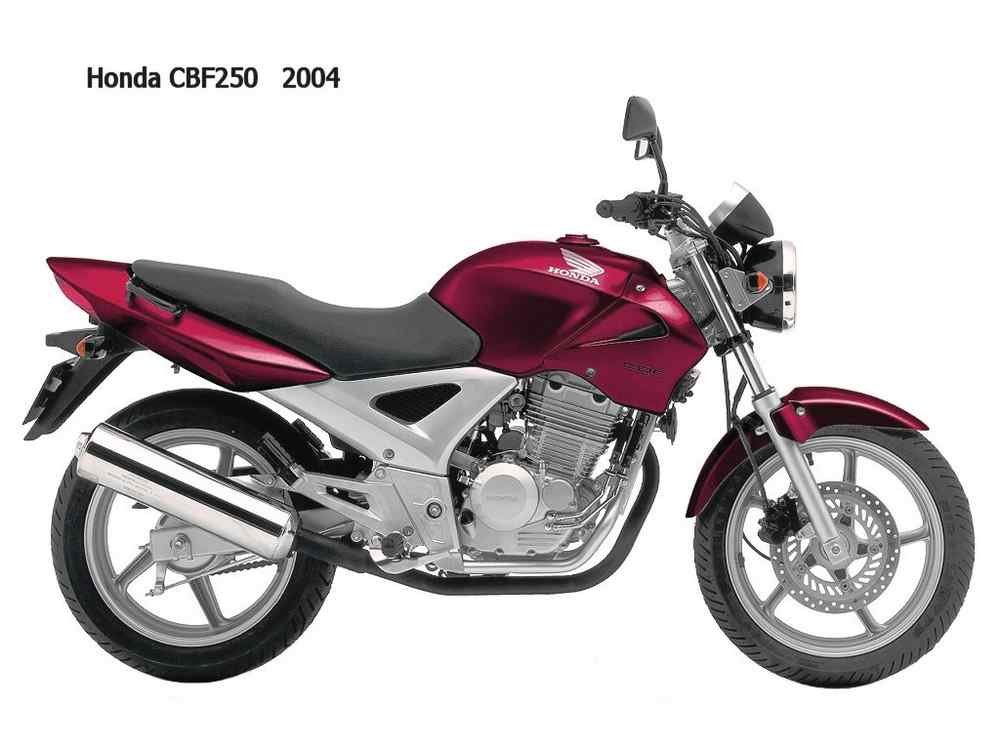 Honda CBF250 2004 motorbike A4 Photo Print