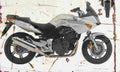 Honda CBF600S 2004 Aged Vintage A4 Photo Print
